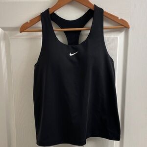 Nike Swoosh Dri-FIT medium-support padded sports bra tank top Size Large